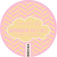 Lovely Authentic Fit 2 in 1 Foundation 01N Cloud 9.5g