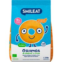 Smileat Spelled biscuits aux fruits bio 220g