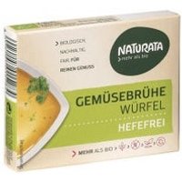 Cubes de bouillon de légumes sans levain Naturata 72g
