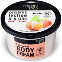 Organic Shop Crème pour le corps au litchi rose 250ml