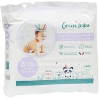Green Tribu Pañales Ecológicos Talla 3 4-9kg 26uds