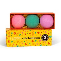 I Love Celebration Coffret 3 Bombes De Bain