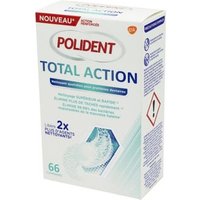 Polident Total Action Nettoyant Appareils Dentaire 66 comprimés
