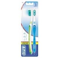Oral-B™ Shiny Clean 1-2-3 Brosse à dents 2 u.