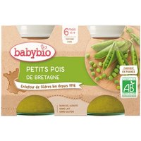Babybio Petits Pois De Bretagne 2x130g