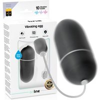 Online Waterproof Vibrateur d'Oeuf Noir 1ut