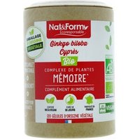 Nat&Form Ecoresponsable Mémoire Bio 120 Gélules
