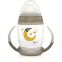 Kiokids Taza de Aprendizaje Noche Gris 270ml 1ud