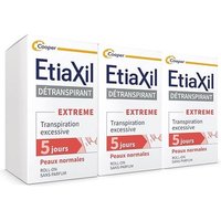 Etiaxil Détranspirant Extreme Transpiration Excessive Peaux Normales 3x15ml