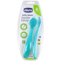 Chicco Cuillère Enfant Easy Training Silicone Bleu +6m 2u