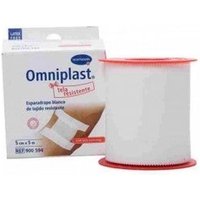 Bande adhésive hypoallergénique Omniplast, tissu résistant 5mx5cm 1 pièce