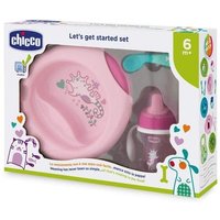 Chicco Set De Comida +6m Rosa *
