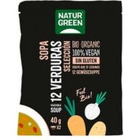 Soupe biologique Naturgreen Sélection de 12 légumes 40 g