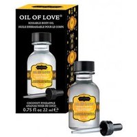 Kamasutra Huile comestible noix de coco et ananas 22ml