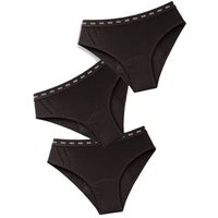 FreeU Pack Culotte Premières Règles Bambou Logos Noir L 3uts