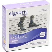 Sigvaris 2 Activ Loisirs New Calcetin Hombre Negro ML 1 Par