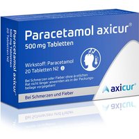 medpexde Nutzen Sie 13% Rabatt auf Paracetamol axicur 500 mg 20 Stück