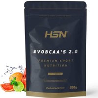 HSN EvoBCAA's 2.0 BCAA's 12:1:1 + Glutamina Ponche Frutas 500 g