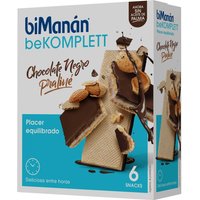biManán® Snack chocolate negro praline 6uds | Natural Doctor