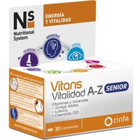 Cinfa Complemento Alimenticio Vitans Vitalidad A-Z Senior 30comp