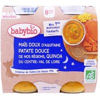 Babybio Buenas Noches Maíz Patatas Quinoa 8 M+ Bio 2 X200 g | Natural Doctor