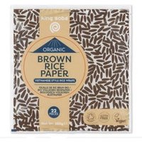 King Soba Papel de Arroz Bio 200 g