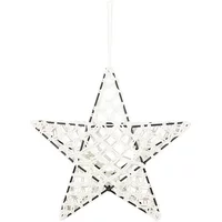 Macramé star lamp