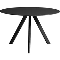 CPH20 Round Lacquered Table, Oak Base