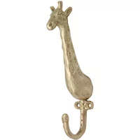Gloria Giraffe Brass Coat Hook