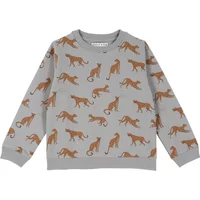 Leopard Print Organic Cotton Sweatshirt