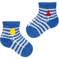 Openwork Striped Socks