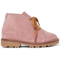Suede Lace-Up Ankle Boots