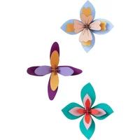 Lavender Flower Wall Decoration - Set of 3