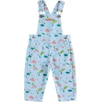 Geometric Shape Corduroy Dungarees