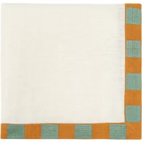 Linen Damier napkin