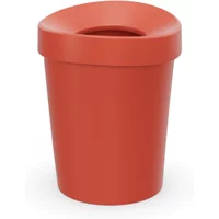 Happy office waste garbage can in recycled material
