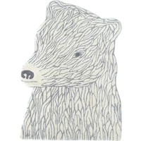 Bear wool rug