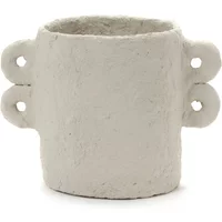 Marie paper mache pot