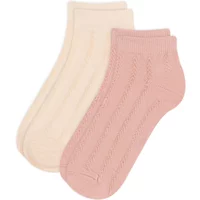 Set of 2 Openwork Socks