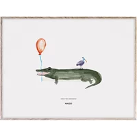 Coco the Crocodile Poster 40x30 cm