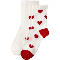 Lot 2 Pairs of Heart Socks