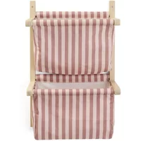 Wall-mounted fabric storage