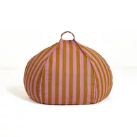 Vibes Stripes Round Ottoman