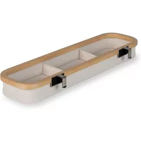 Hanging basket with compartments for changing tables