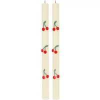 Cherry candles - Set of 2