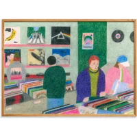 Vinyl Shop poster by Line Hachem