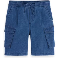 Denim Cargo Shorts