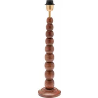 Bubble wooden lamp base