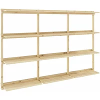 Groove shelves 127x192 cm