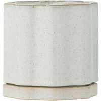 Argyle stoneware flowerpot